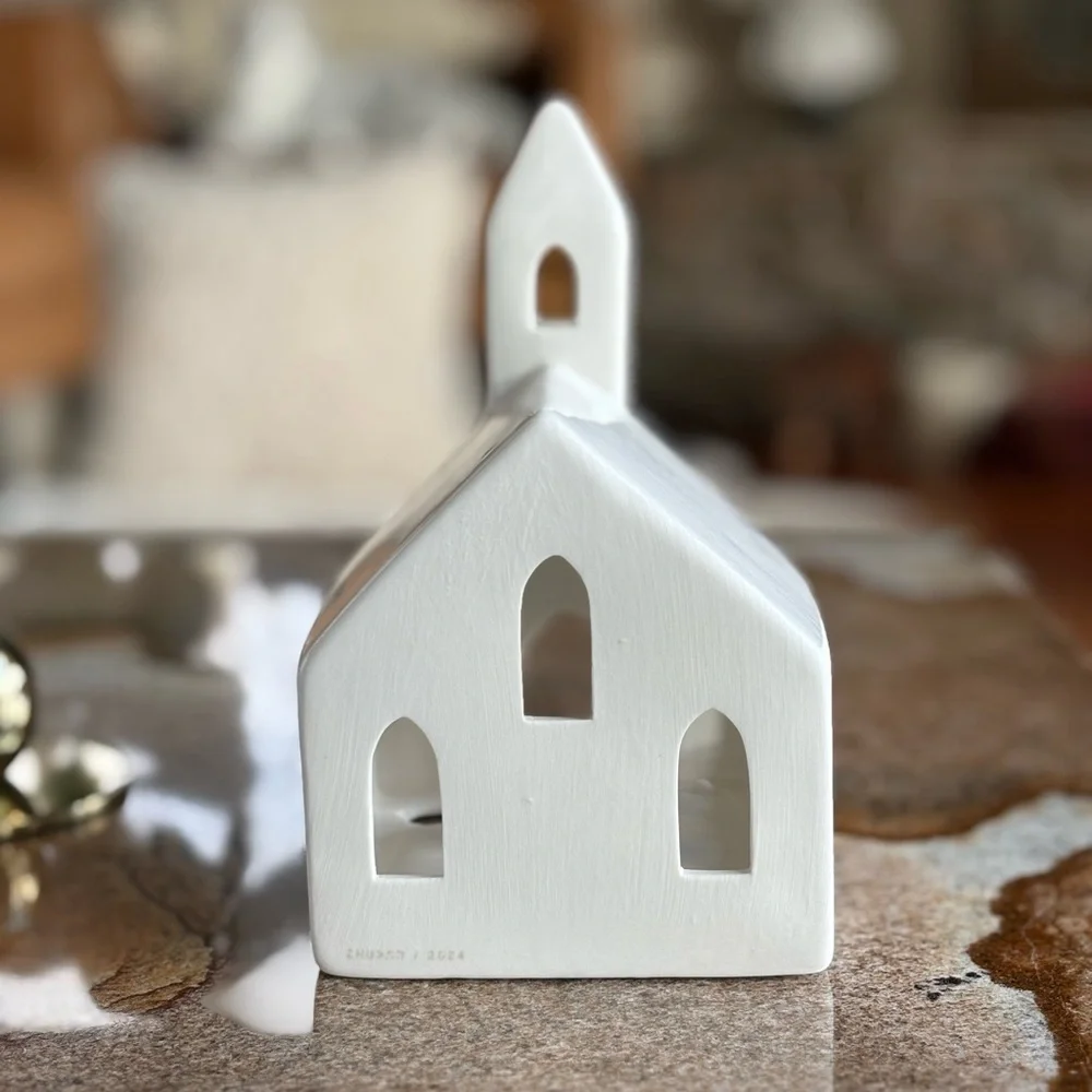 Crate&barrel white church sku:249445